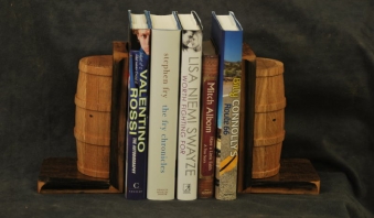 Wooden Bookends