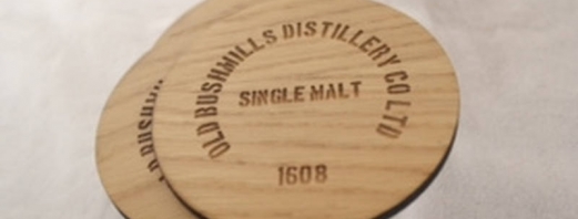 Ply Round Bushmills Coasters