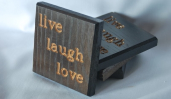 Live Laugh Love Coasters