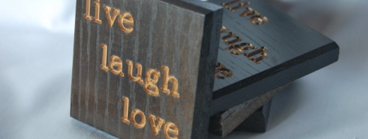 Live Laugh Love Coasters