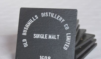 Bushmills Logo Slate Coasters