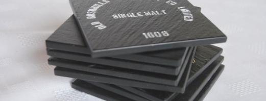 Bushmills Logo Slate Coasters