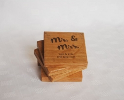 Personalised Mr & Mrs Coasters