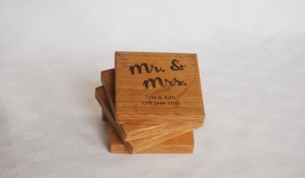 Personalised Mr & Mrs Coasters
