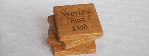 Personalised Worlds Best Dad Coasters
