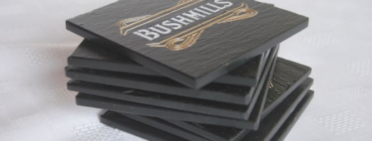 Bushmills Monkeytail Slate Coasters