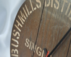 300mm Dark Oak Wall Clock