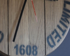 300mm Dark Oak Wall Clock